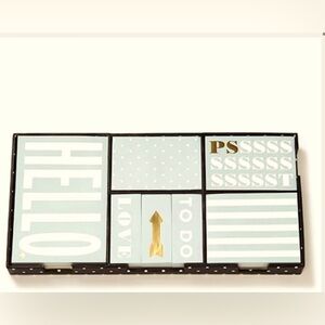 Kate Spade sticky note set mint green
700 New